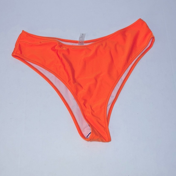 SHEIN ORANGE🧡🍊2-PIECE BATHING SUIT Size L NWOT - Picture 4 of 6